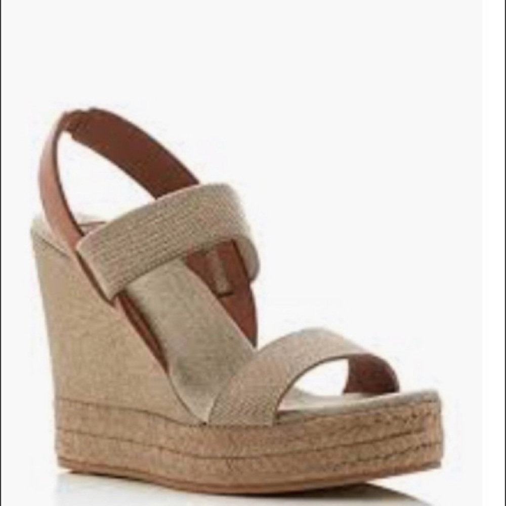 Tory Burch Two tone espadrille wedge